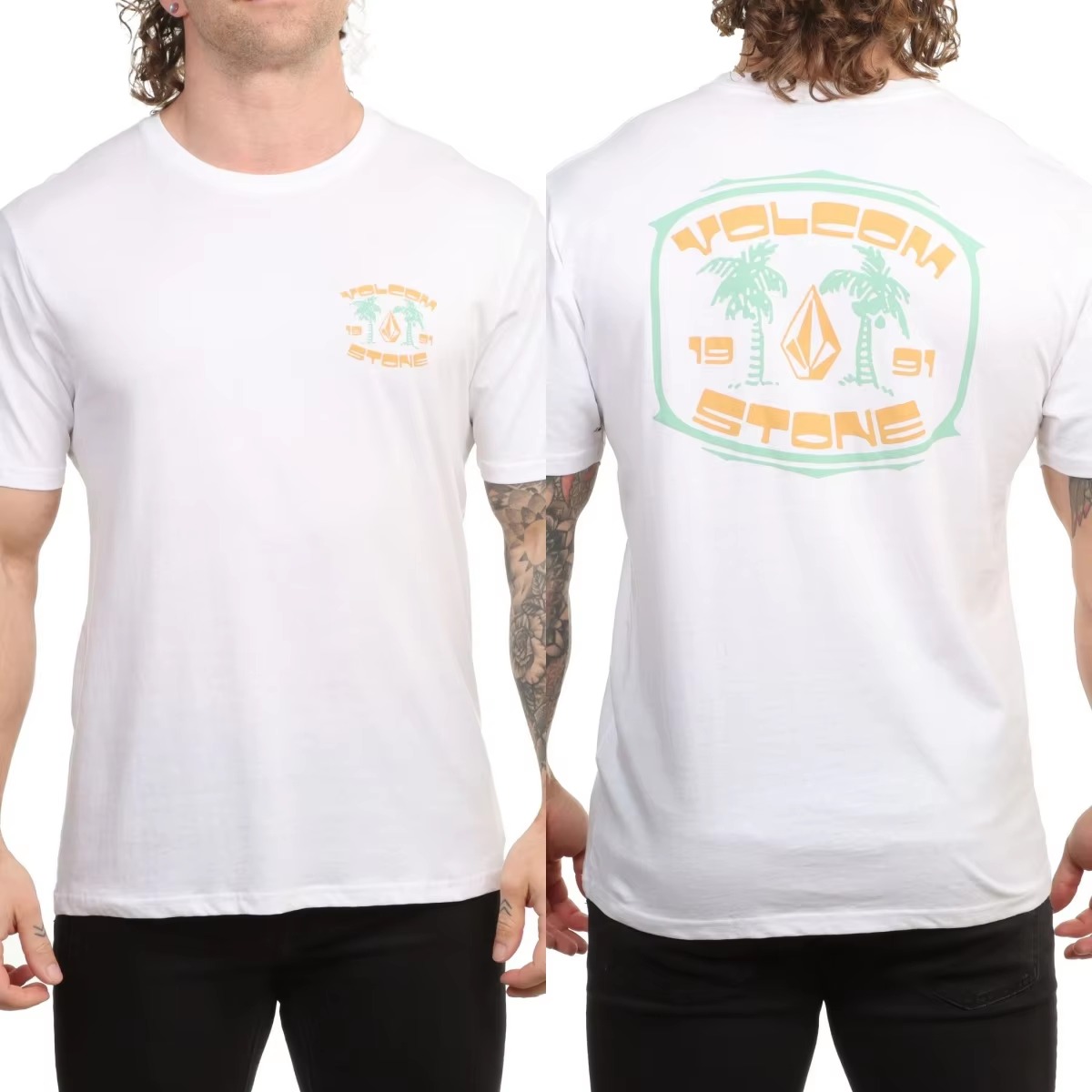 Angle Iron Palm Volcom Skatebo – Streetwear Brand Tees Bewertung und Preis