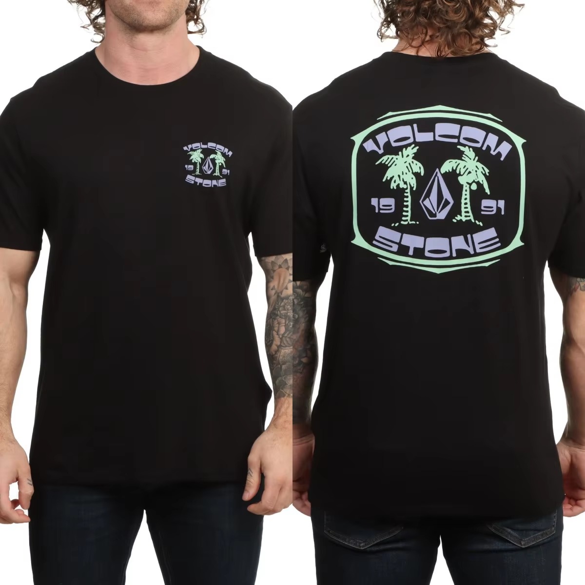 Angle Iron Palm Volcom Skatebo – Streetwear Brand Tees Bewertung und Preis