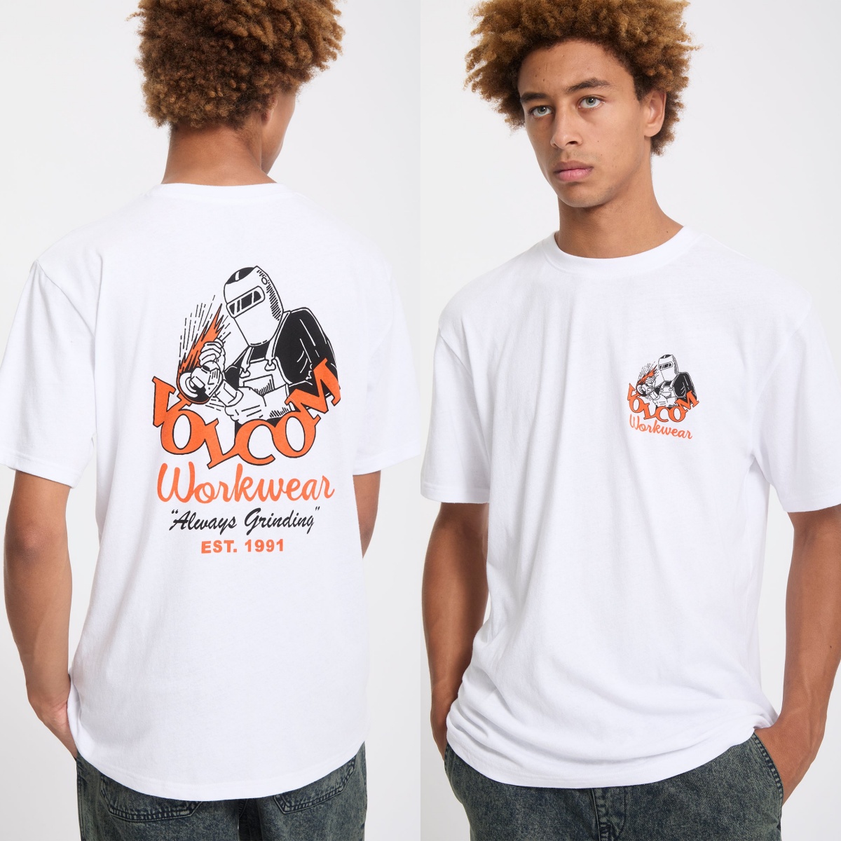 Weißes Voidstone Volcom Outdoo – Streetwear Brand Tees Bewertung und Preis