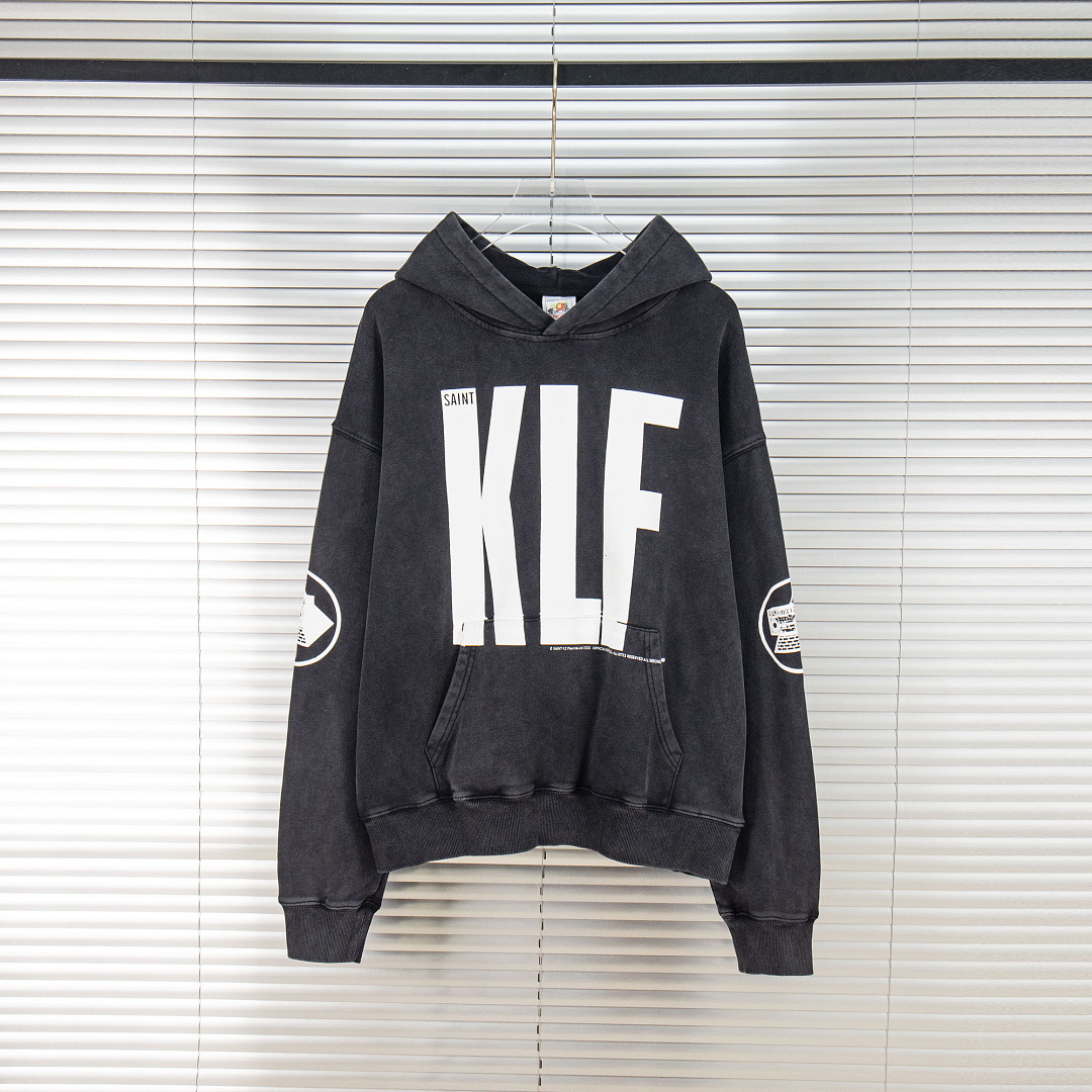 Vintage-Wasch-Hoodie SAINT KLF – Streetwear Brand Vintage Bewertung und Preis